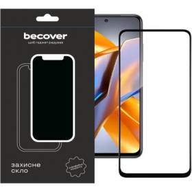 Скло захисне BeCover Poco M5s Black (709252)