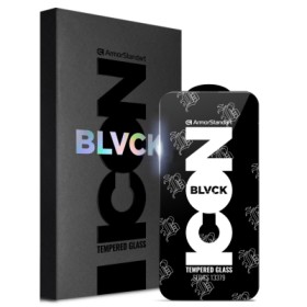 Скло захисне Armorstandart Supreme Black Icon 2.5D Apple iPhone 14 Plus/13 Pro Max (ARM69294)
