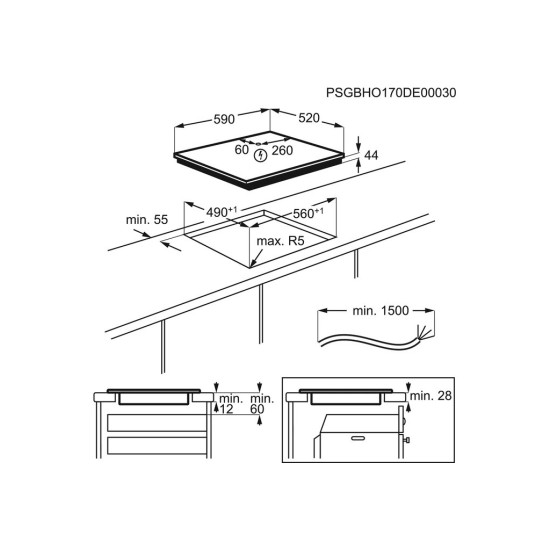 Варочна поверхня Electrolux LIV63431BW Варочна поверхня Electrolux LIV63431BW