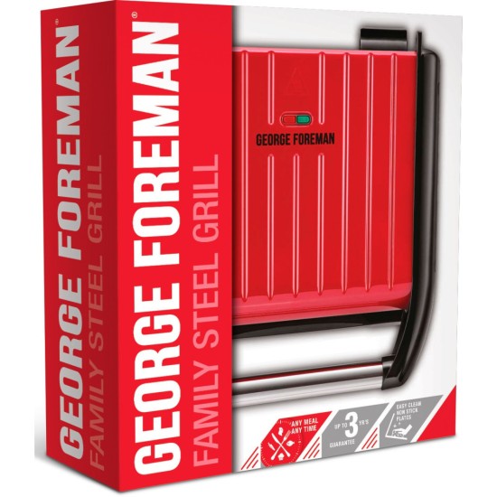 Електрогриль Russell Hobbs George Foreman 25040-56 Family Steel Grill Електрогриль Russell Hobbs George Foreman 25040-56 Family Steel Grill