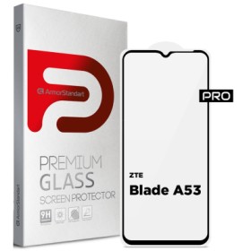 Скло захисне Armorstandart Pro ZTE Blade A53 Black (ARM68743)