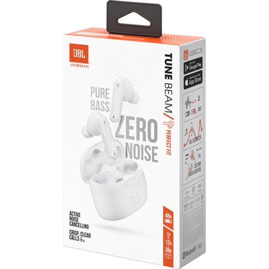 Наушники JBL Tune Beam White (JBLTBEAMWHT) Наушники JBL Tune Beam White (JBLTBEAMWHT)