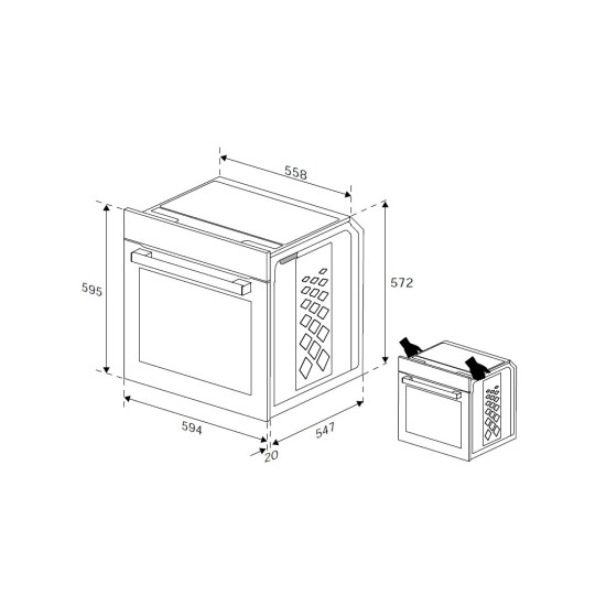 Духова шафа Beko BBIE123002XD Духова шафа Beko BBIE123002XD