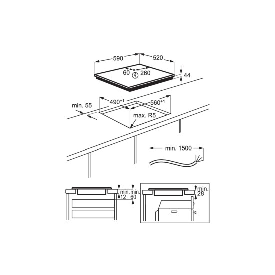 Варочная поверхность Electrolux EIS62443 Варочная поверхность Electrolux EIS62443