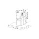 Витяжка кухонна Faber Stilo Comfort Wh Matt A60 (325.0618.789)