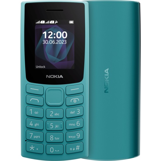 Мобільний телефон Nokia 105 SS 2023 Cyan Мобільний телефон Nokia 105 SS 2023 Cyan