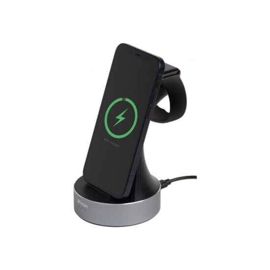 Зарядний пристрій Verbatim 2in1 Apple Watch and iPhone Charging Stand (49555) Зарядний пристрій Verbatim 2in1 Apple Watch and iPhone Charging Stand (49555)