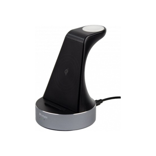 Зарядний пристрій Verbatim 2in1 Apple Watch and iPhone Charging Stand (49555) Зарядний пристрій Verbatim 2in1 Apple Watch and iPhone Charging Stand (49555)