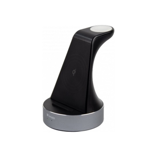 Зарядний пристрій Verbatim 2in1 Apple Watch and iPhone Charging Stand (49555) Зарядний пристрій Verbatim 2in1 Apple Watch and iPhone Charging Stand (49555)