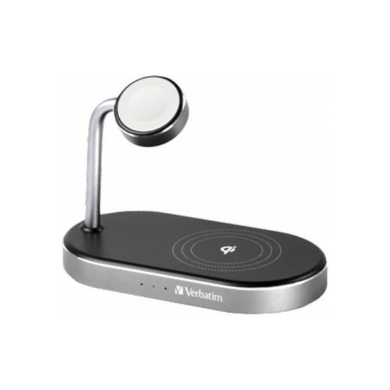 Зарядний пристрій Verbatim 3in1 Apple Watch and iPhone Charging Stand (49556) Зарядний пристрій Verbatim 3in1 Apple Watch and iPhone Charging Stand (49556)