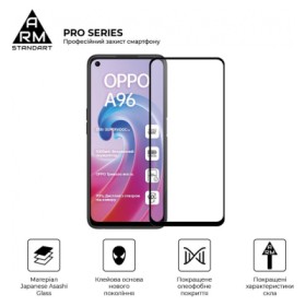 Скло захисне Armorstandart Pro OPPO A96 Black (ARM61037)