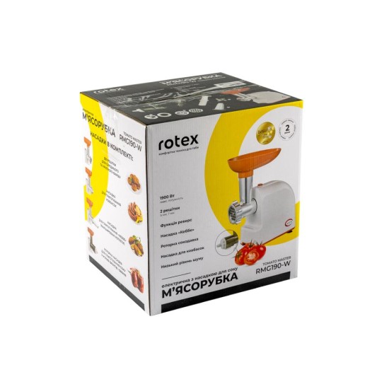 М'ясорубка Rotex RMG190-W М'ясорубка Rotex RMG190-W