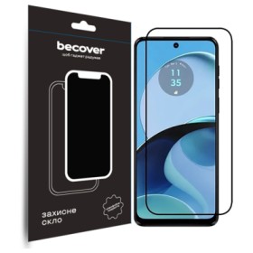 Скло захисне BeCover Motorola Moto G14 Black (709935)