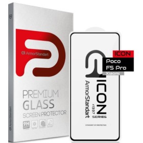 Скло захисне Armorstandart Icon Xiaomi Poco F5 Pro Black (ARM68095)