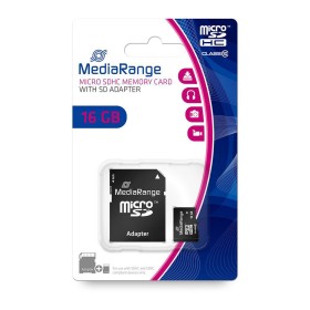 Карта памяти Mediarange 16GB microSD class 10 (MR958)