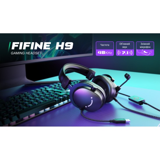 Наушники Fifine H9 Black (H9) Наушники Fifine H9 Black (H9)