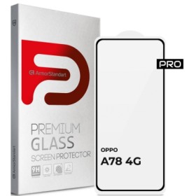 Скло захисне Armorstandart Pro OPPO A78 4G Black (ARM69577)