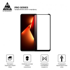 Скло захисне Armorstandart Pro Tecno POVA NEO 3 (LH6n) Black (ARM70387)