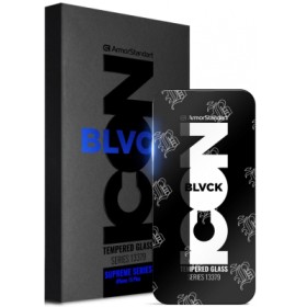 Скло захисне Armorstandart Supreme Black Icon 3D Apple iPhone 15 Plus Black (ARM68222)