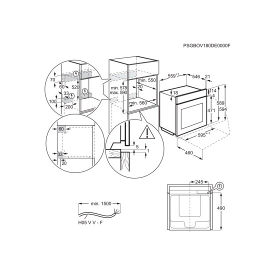 Духова шафа Electrolux EOD3C70TK Духова шафа Electrolux EOD3C70TK