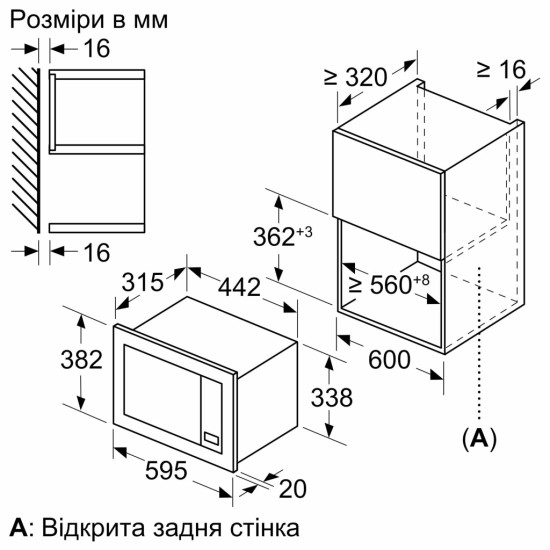 Мікрохвильова піч Bosch BEL623MD3 Мікрохвильова піч Bosch BEL623MD3
