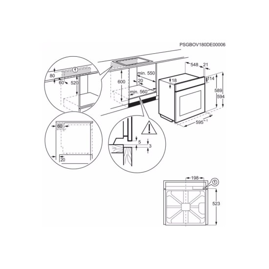 Духова шафа Electrolux EOC6P77H Духова шафа Electrolux EOC6P77H