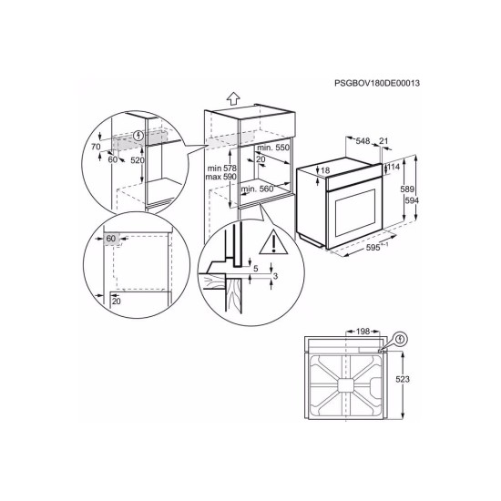 Духова шафа Electrolux EOC6P77H Духова шафа Electrolux EOC6P77H