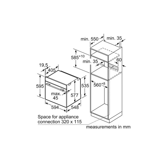 Духова шафа Bosch HBG7764B1 Духова шафа Bosch HBG7764B1