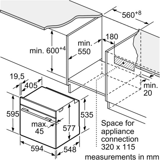 Духова шафа Bosch HSG7361B1 Духова шафа Bosch HSG7361B1