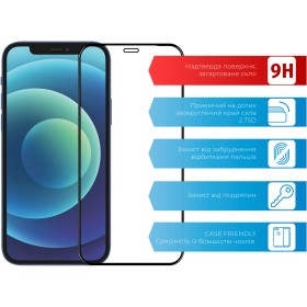 Стекло защитное ACCLAB Full Glue Apple iPhone 12 (1283126508219)
