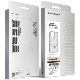 Чехол для мобильного телефона Armorstandart Unit Stand Apple iPhone 15 Grey (ARM70571)