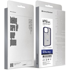 Чехол для мобильного телефона Armorstandart Unit Stand Apple iPhone 15 Pro Max Dark Blue (ARM70582)