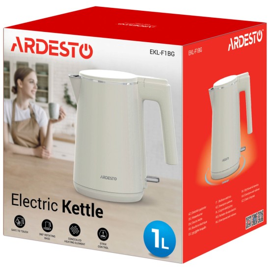 Електрочайник Ardesto EKL-F1BG Електрочайник Ardesto EKL-F1BG