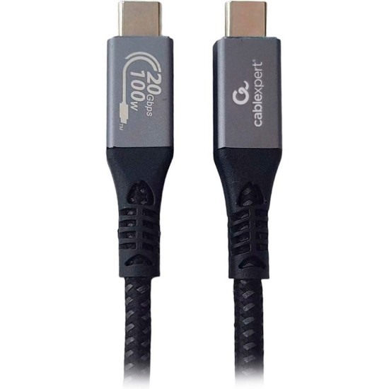 Дата кабель USB-C to USB-C 0.5m USB3.2 Gen2*2 20Gbps/100W(20V5A)/4K60Hz Cablexpert (CCBP-USB3-CMCM100-0.5M) Дата кабель USB-C to USB-C 0.5m USB3.2 Gen2*2 20Gbps/100W(20V5A)/4K60Hz Cablexpert (CCBP-USB3-CMCM100-0.5M)
