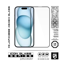 Скло захисне Armorstandart Icon 3D iPhone 15 Black 2pcs (ARM74272)