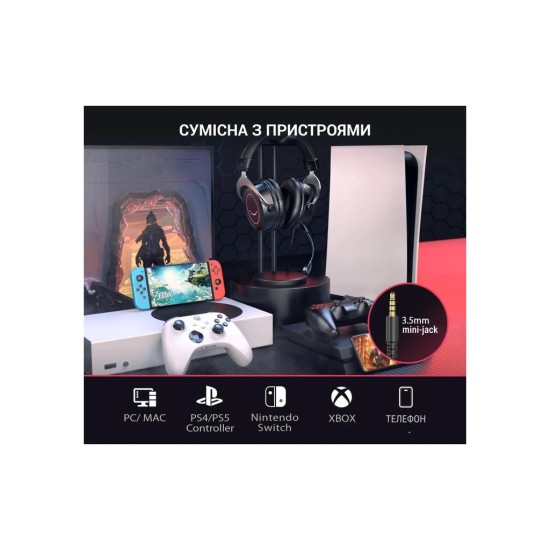 Наушники Fifine H3 RGB Black (H3) Наушники Fifine H3 RGB Black (H3)