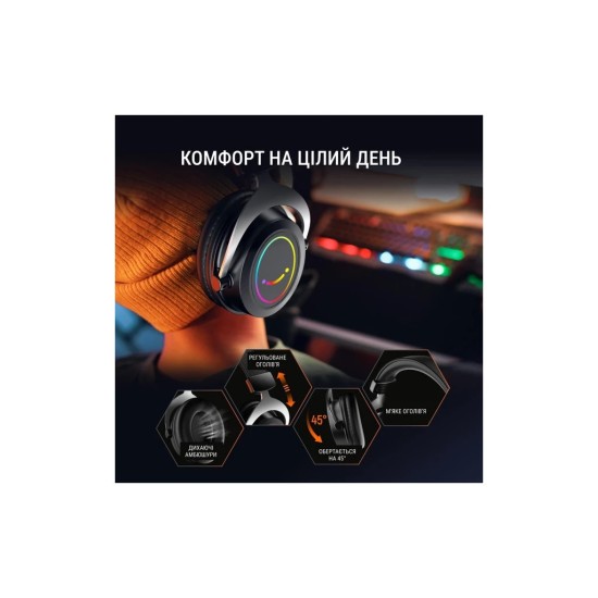 Наушники Fifine H3 RGB Black (H3) Наушники Fifine H3 RGB Black (H3)