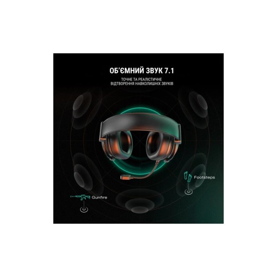 Наушники Fifine H6 RGB 7.1 Black (H6) Наушники Fifine H6 RGB 7.1 Black (H6)