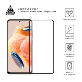 Скло захисне Armorstandart Full Glue Xiaomi Redmi Note 12 Pro 4G/13T/13T Pro Black (ARM74631)