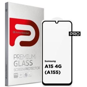 Скло захисне Armorstandart Pro Samsung A15 4G (A155) Black (ARM74659)