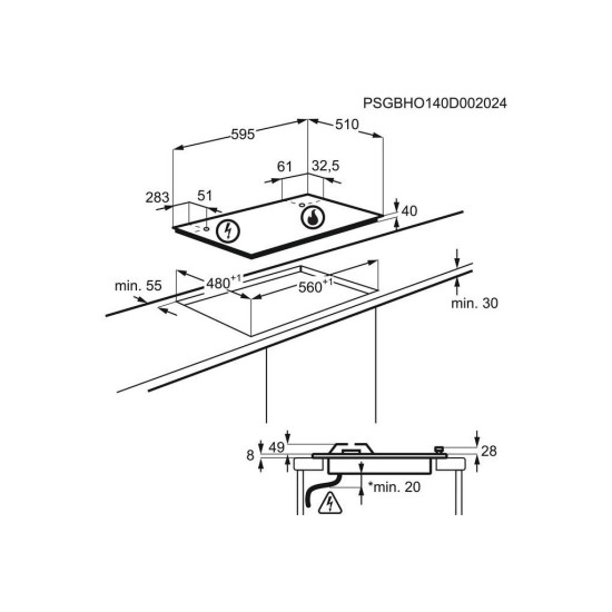 Варочная поверхность Electrolux KGS64362XX Варочная поверхность Electrolux KGS64362XX