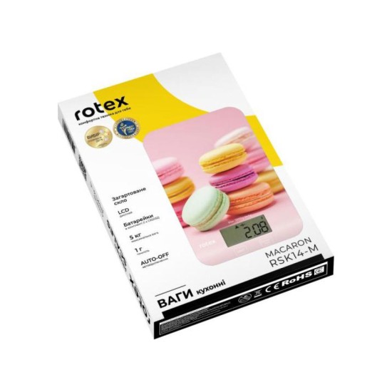 Ваги кухонні Rotex RSK14-M macaron Ваги кухонні Rotex RSK14-M macaron