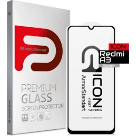 Скло захисне Armorstandart Icon Xiaomi Redmi A3 Black (ARM74452)