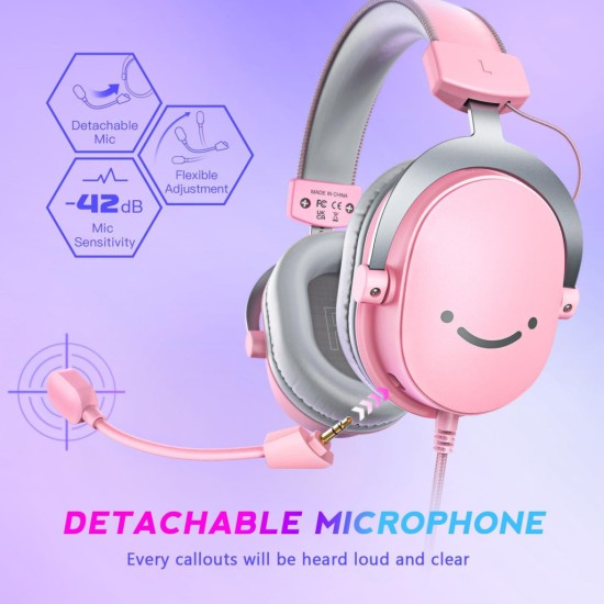 Наушники Fifine H9P Pink (H9P) Наушники Fifine H9P Pink (H9P)