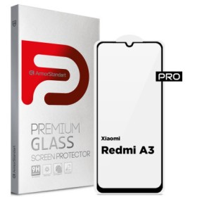 Скло захисне Armorstandart Pro Xiaomi Redmi A3 Black (ARM74453)