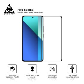 Скло захисне Armorstandart Pro Xiaomi Redmi Note 13 4G Black (ARM72434)