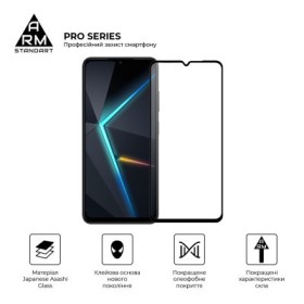 Скло захисне Armorstandart Pro ZTE Nubia Neo 5G Black (ARM70678)