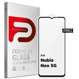 Скло захисне Armorstandart Pro ZTE Nubia Neo 5G Black (ARM70678)