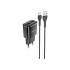 Зарядний пристрій HOCO C88A Star round dual port charger set(Type-C) Black (6931474749543)
