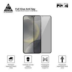 Скло захисне Armorstandart FG Anti Spy Samsung S24 Plus Black (ARM75394)